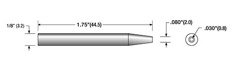 Desoldering Tip - Air-Vac, A.P.E., Pace