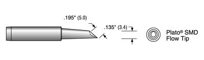 SMD flow tip