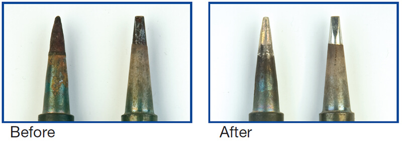How To Tin A Soldering Iron Tip Or Re Tin An Old Soldering Iron Tip Youtube