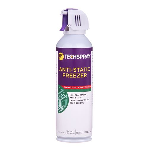 Freeze Spray for Static Sensitive Assemblies