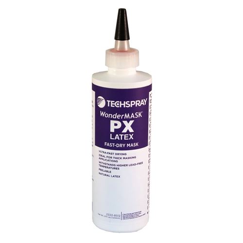 Techspray Wondermask PX 2222-G Liquid Solder Mask, 1 gal, White