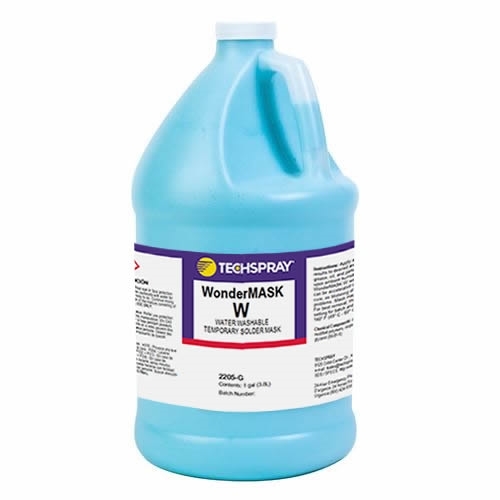 Techspray Wondermask PX 2222-G Liquid Solder Mask, 1 gal, White