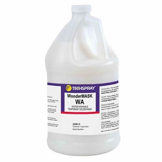 Techspray Wondermask PX 2222-G Liquid Solder Mask, 1 gal, White