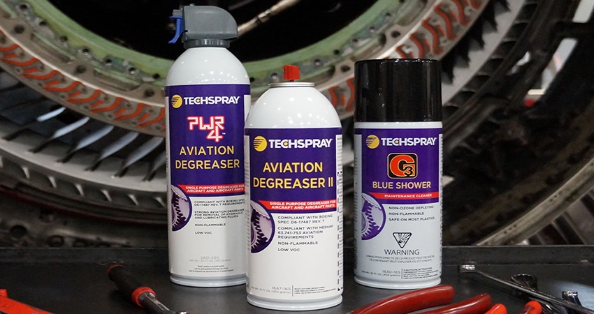 How Techspray Developed a Powerful & Safe Aviation Industrial Degreaser - Banner