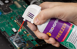 Using Freeze Spray to Diagnose Faulty Electronics