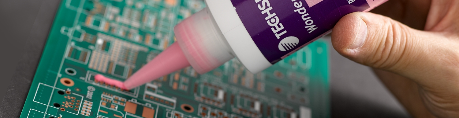 Does WonderMASK temporary solder mask contain silicone? - Banner